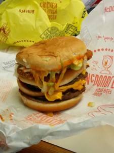 McD's Dollar Menu Combo - Buffalo Ranch McChicken + McDouble with Coke = $3.64